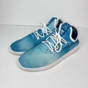 Adidas x Pharrell Williams Men US 8.5  HU Holi Blue Tennis Shoe Sneaker DA9618